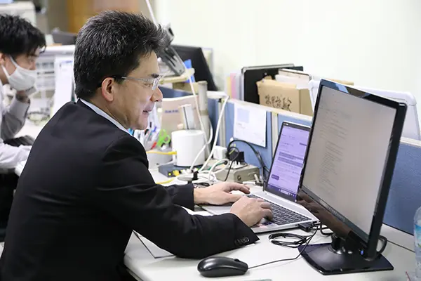写真3:管理部財務課N.Mさん